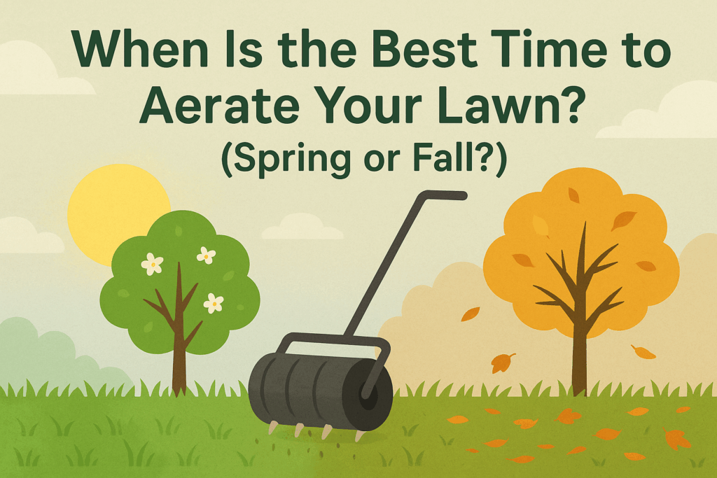 when is the best time to aerate your lawn